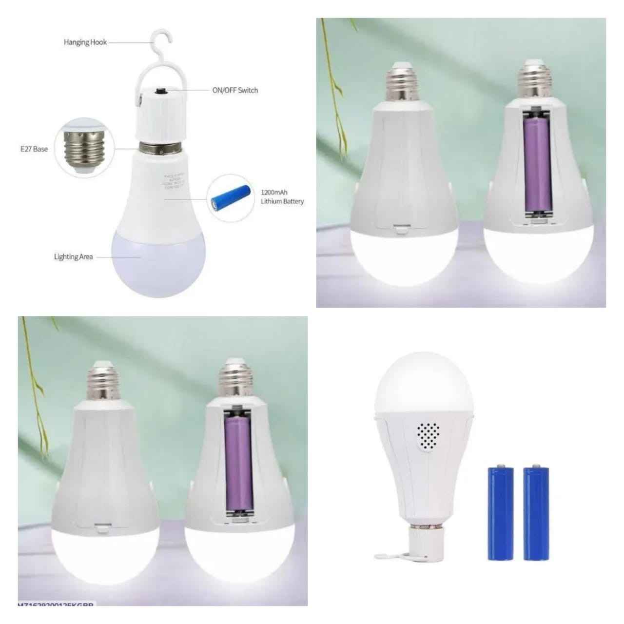 Rechargeable LED Bulb Energy Efficient and Portable Lighting Solution
