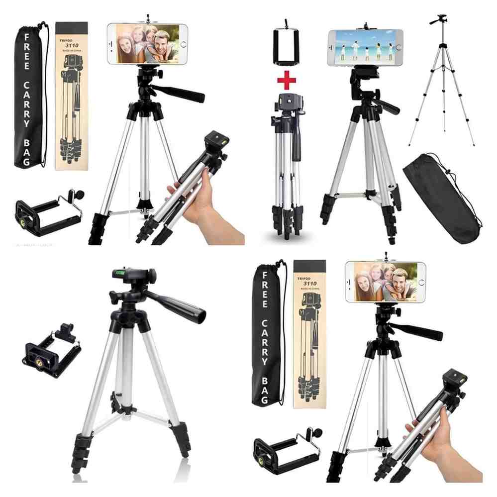 3110 Tripod Stand – 3.5 Feet Adjustable Mobile & Camera Stand with Bag