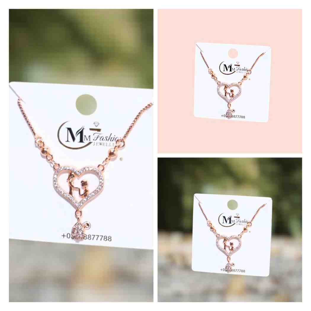 Funky Gold Plated Crystal Pendant