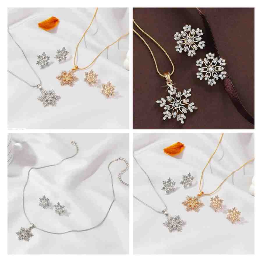 Stunning 2 Pcs Gold Plated Artificial Jewelry Set - Elegant Design