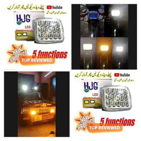 HJG Bike & Car Headlight  Fog Light for CD 70 & CG 125