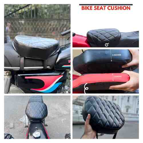 Premium Black Foam Bike Seat Cushion – Universal