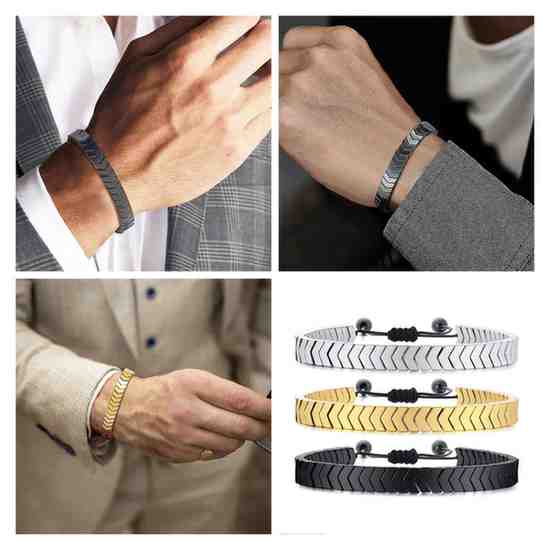 Men's Crystal Bracelet 1 Pc